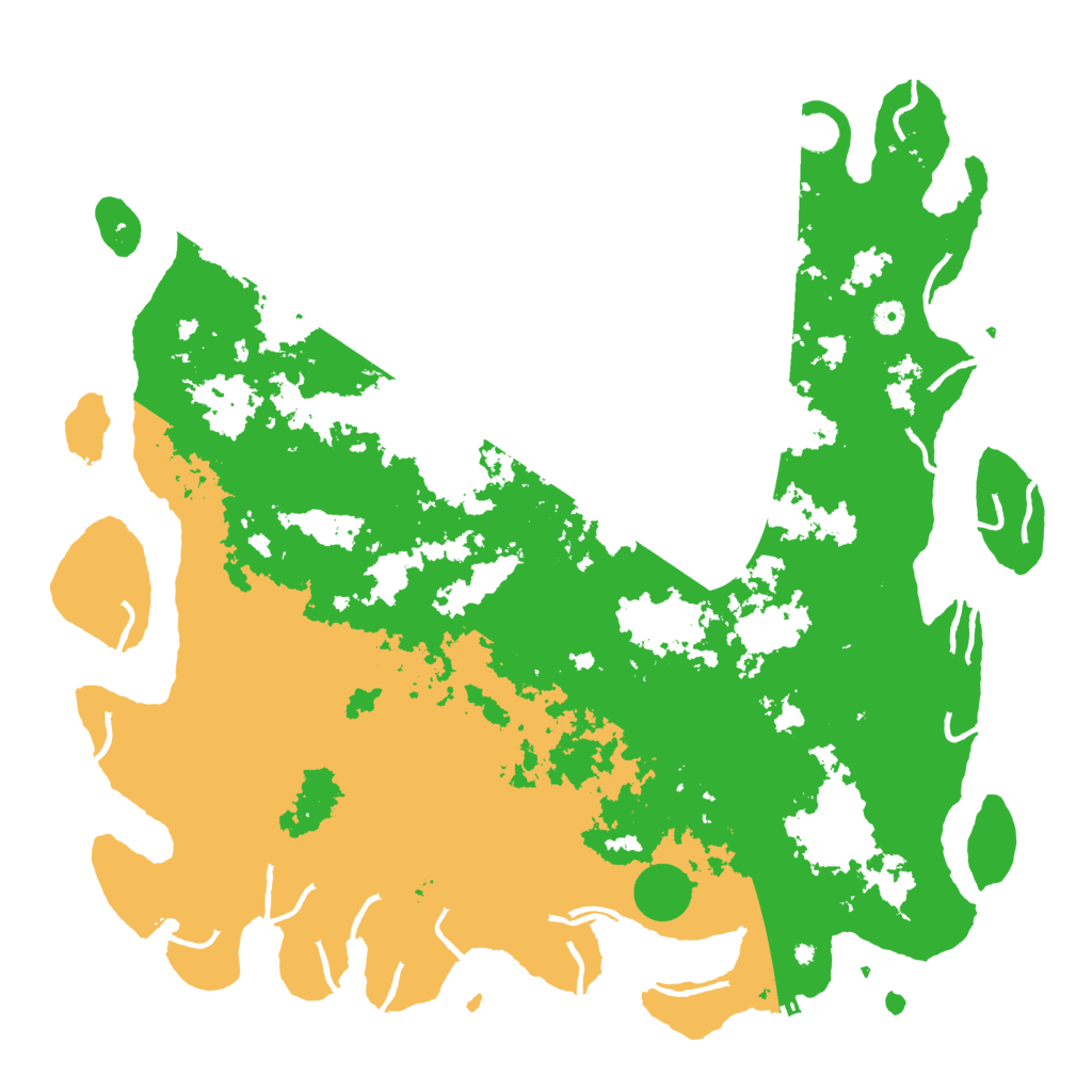 Biome Rust Map: Procedural Map, Size: 5000, Seed: 1129