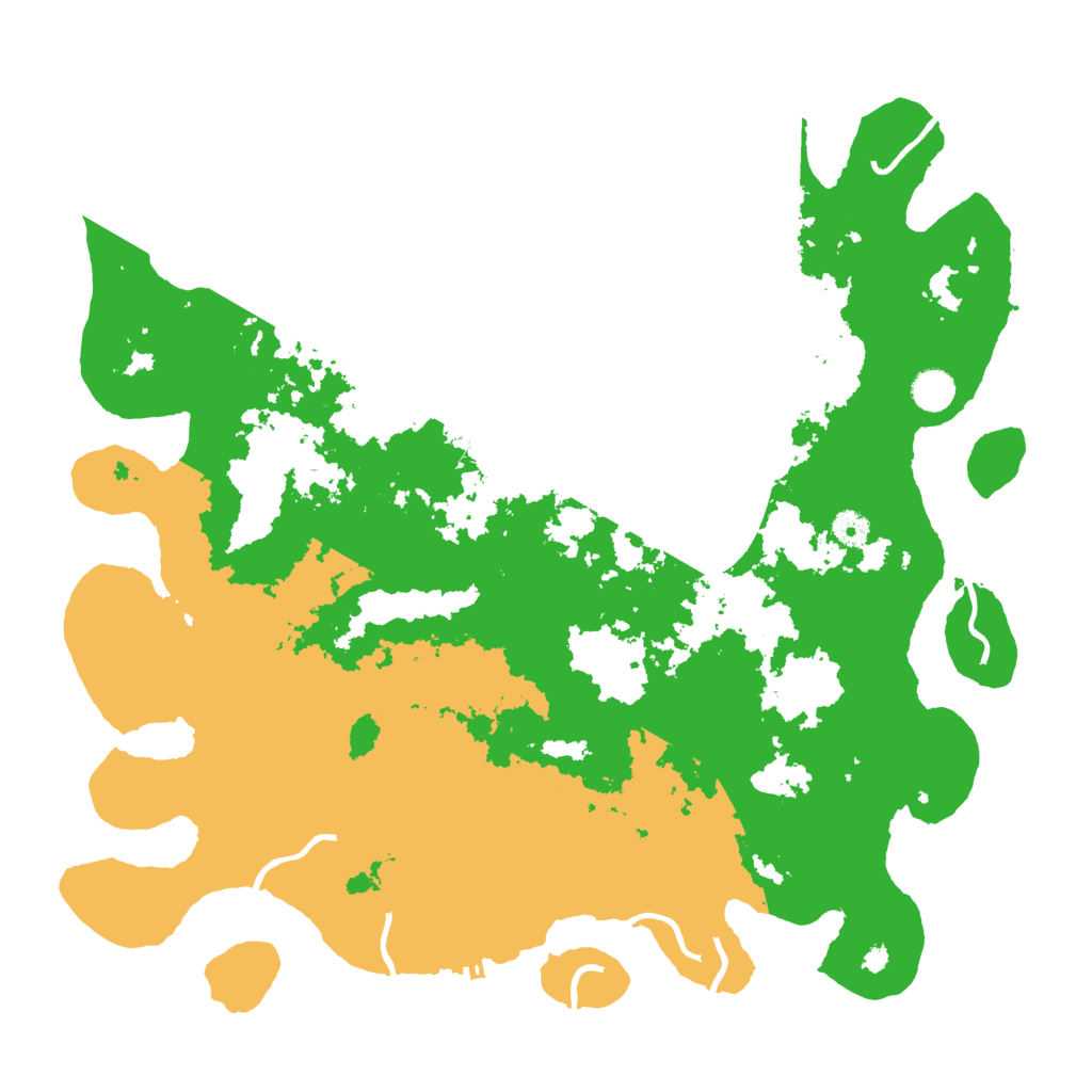 Biome Rust Map: Procedural Map, Size: 4500, Seed: 858970173