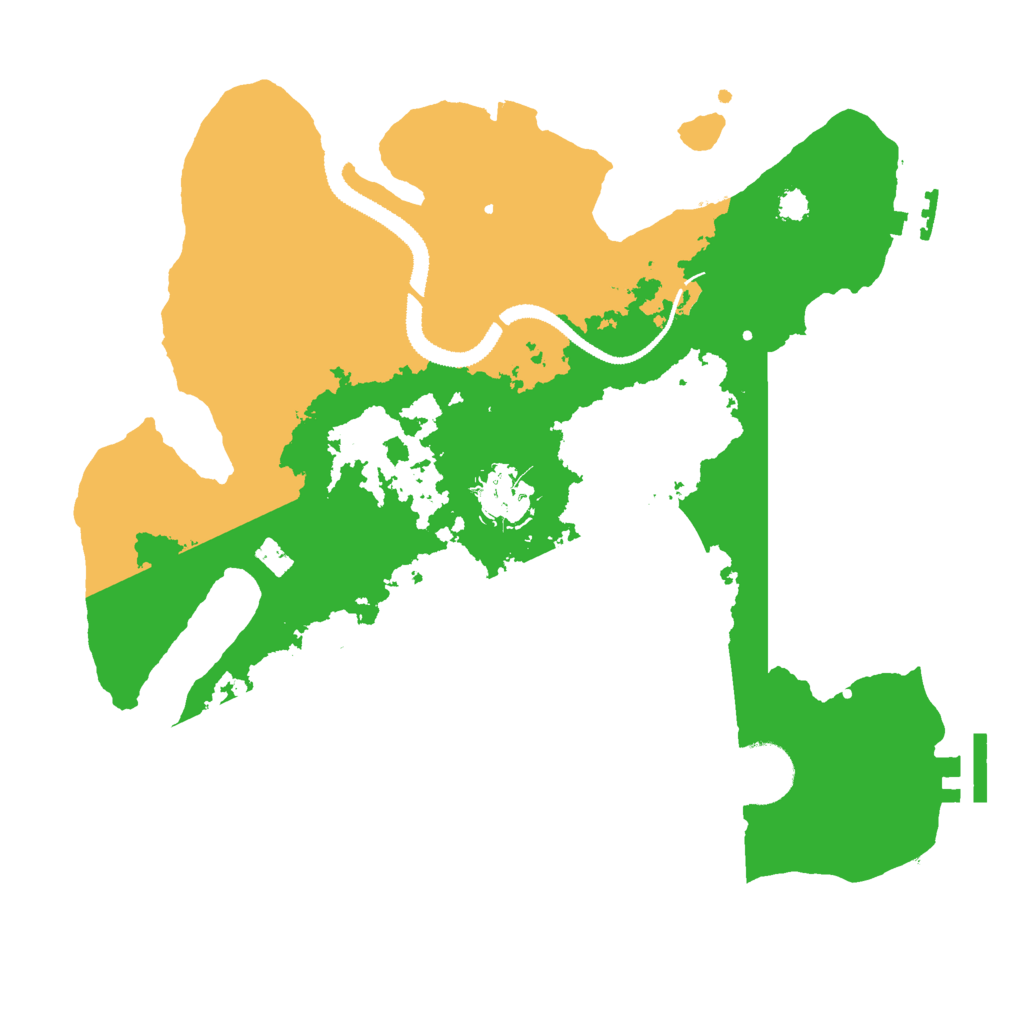 Biome Rust Map: Procedural Map, Size: 3000, Seed: 177917023