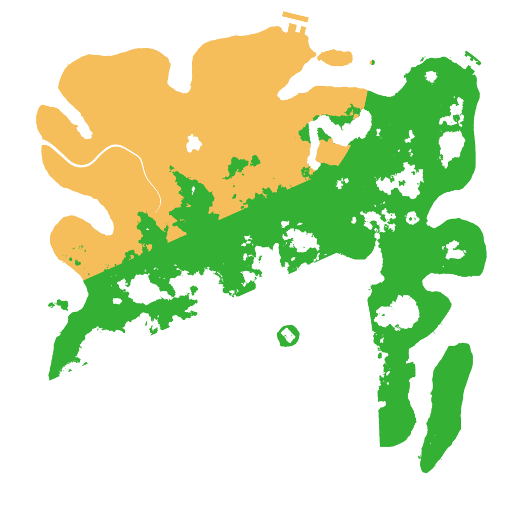 Biome Rust Map: Procedural Map, Size: 4000, Seed: 114401