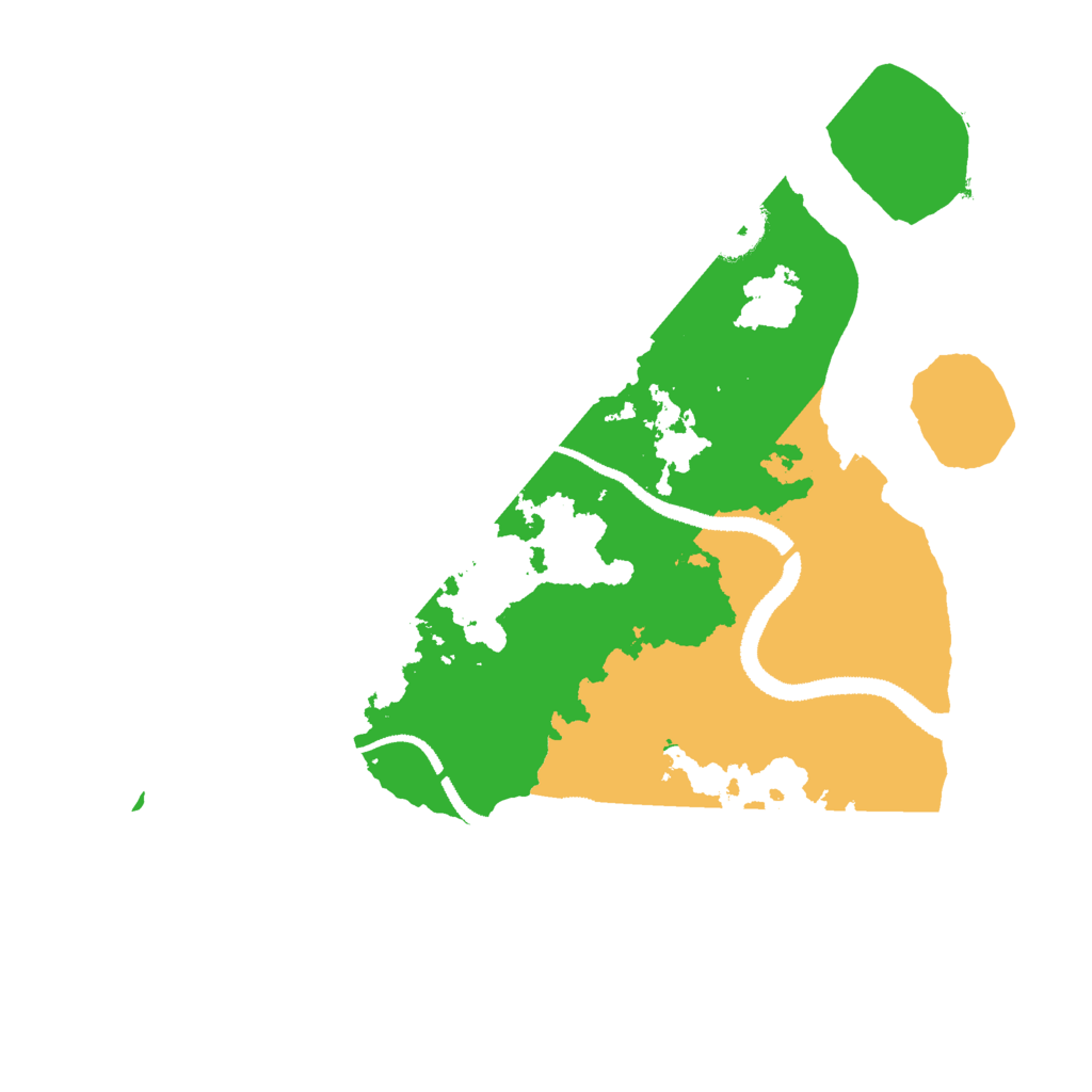 Biome Rust Map: Procedural Map, Size: 3000, Seed: 9840564