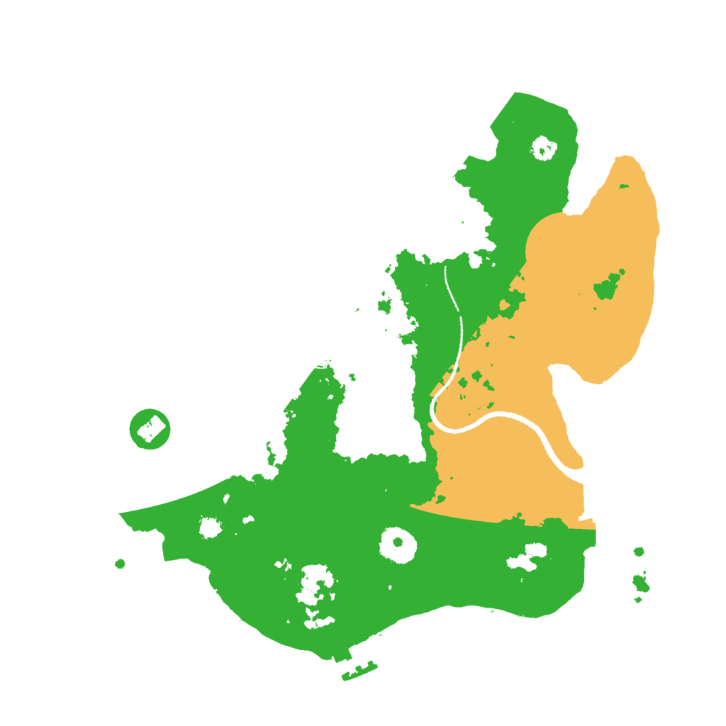Biome Rust Map: Procedural Map, Size: 3000, Seed: 1514379055