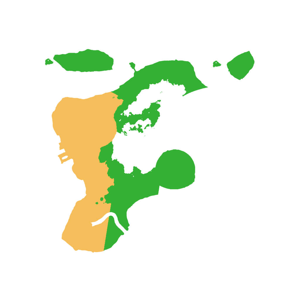 Biome Rust Map: Procedural Map, Size: 2000, Seed: 357155479