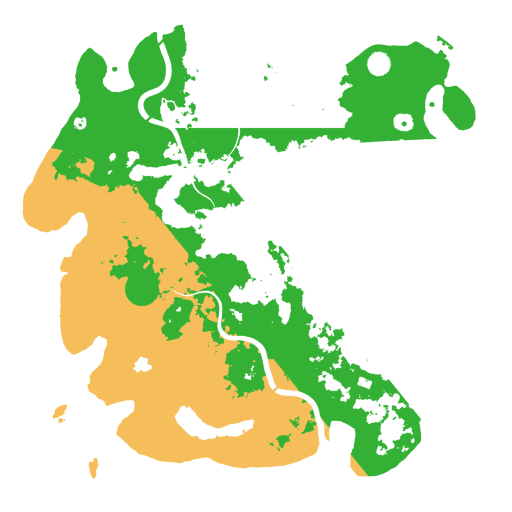 Biome Rust Map: Procedural Map, Size: 4000, Seed: 335287