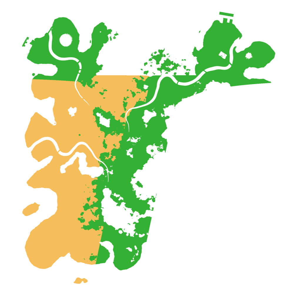 Biome Rust Map: Procedural Map, Size: 4250, Seed: 75896340