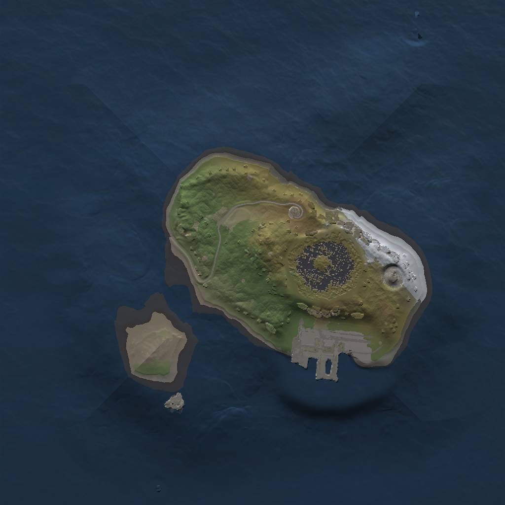 Rust Map: Procedural Map, Size: 1400, Seed: 9848888, 5 Monuments