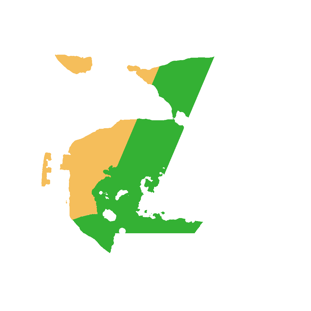 Biome Rust Map: Procedural Map, Size: 1400, Seed: 9848135