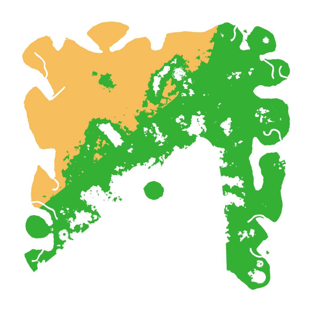 Biome Rust Map: Procedural Map, Size: 4500, Seed: 1223720