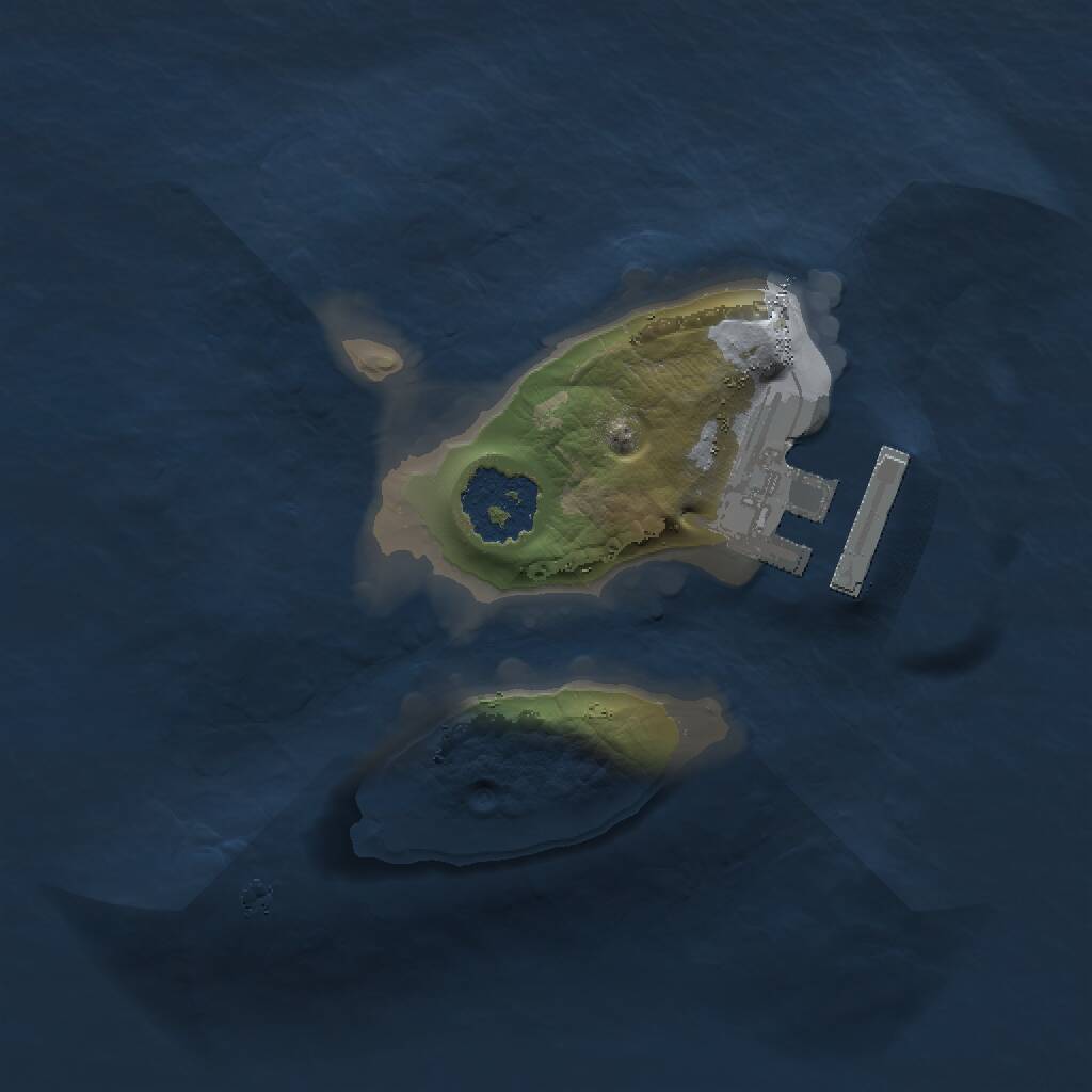 Rust Map: Procedural Map, Size: 1450, Seed: 9847951, 2 Monuments