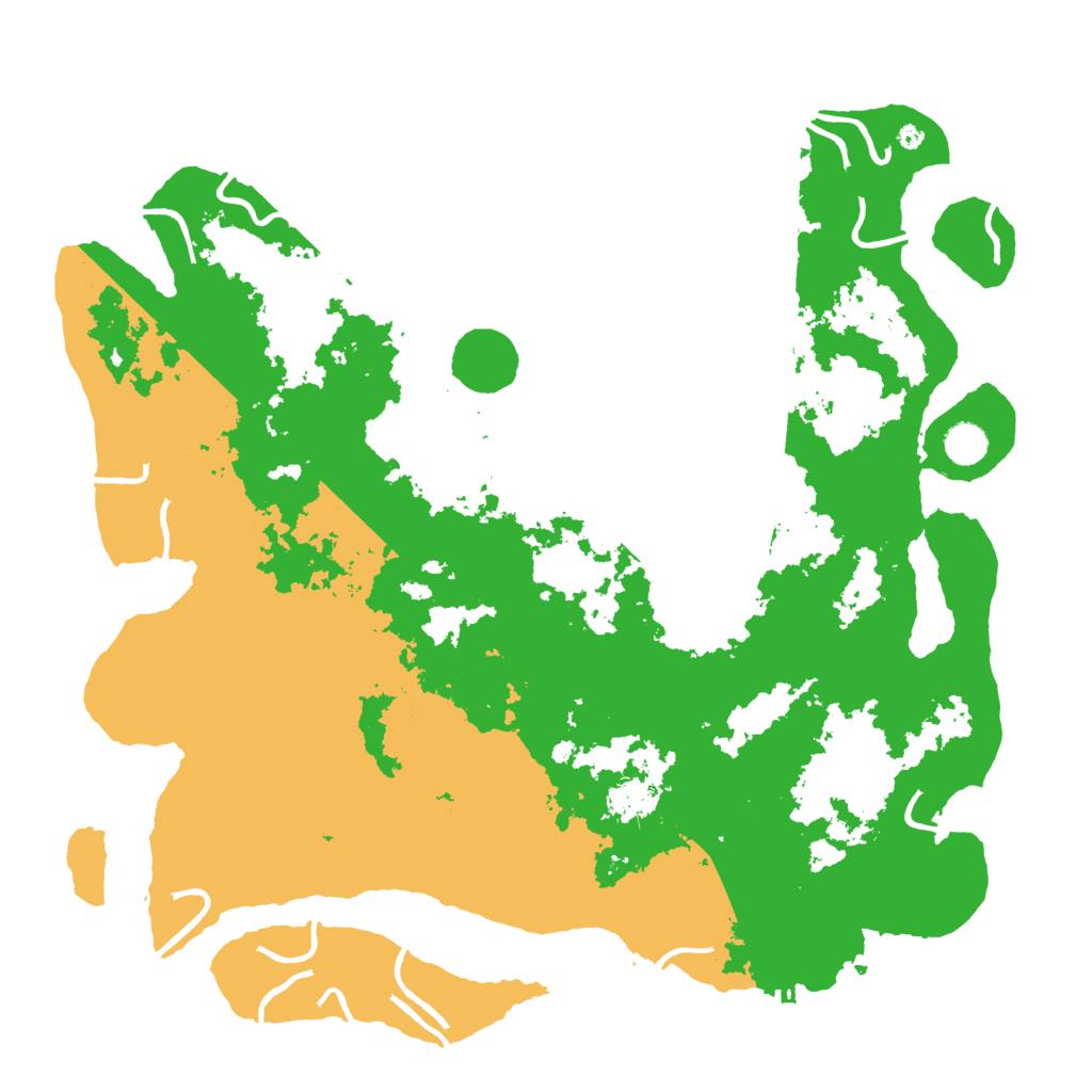 Biome Rust Map: Procedural Map, Size: 4500, Seed: 2017299149