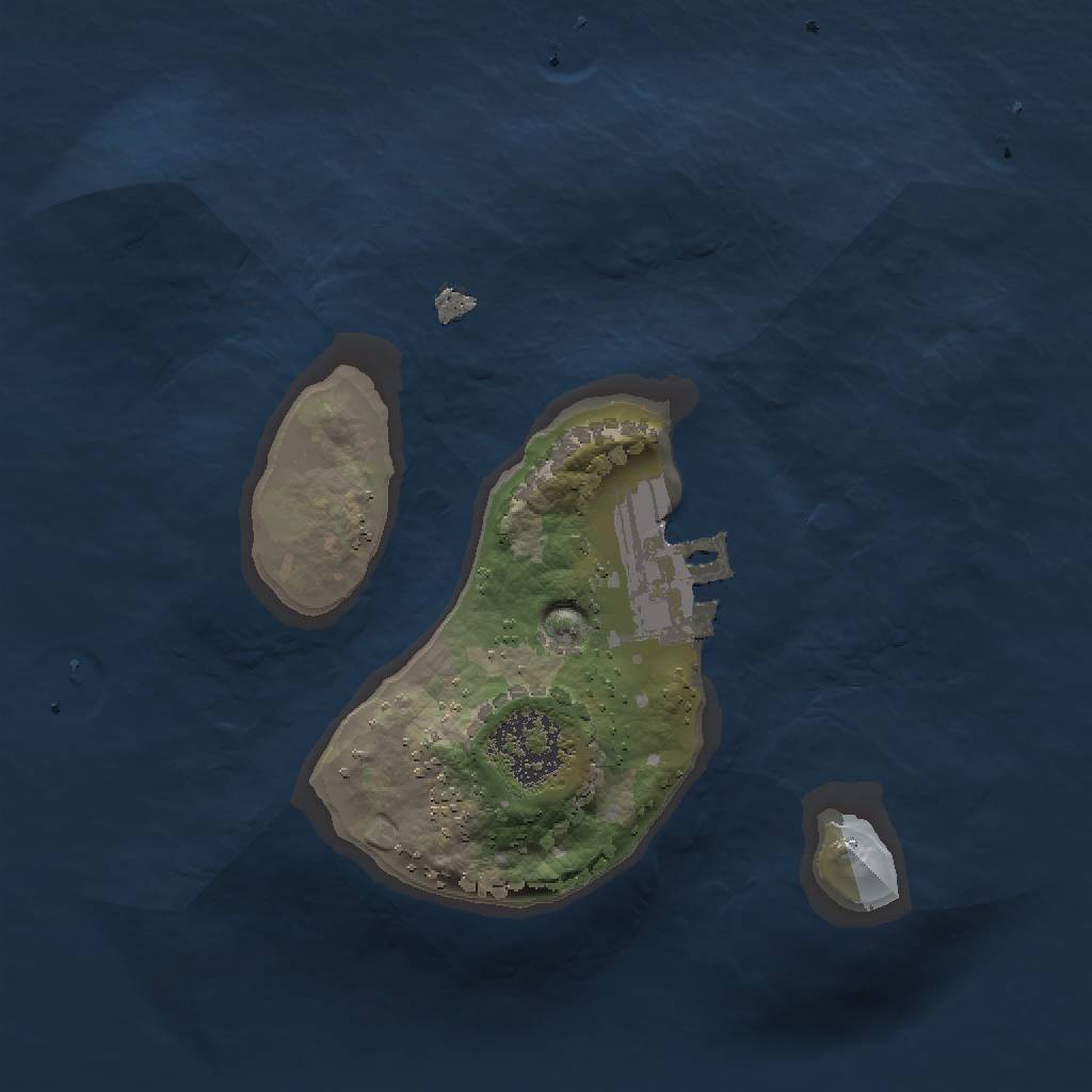 Rust Map: Procedural Map, Size: 1450, Seed: 9849357, 5 Monuments