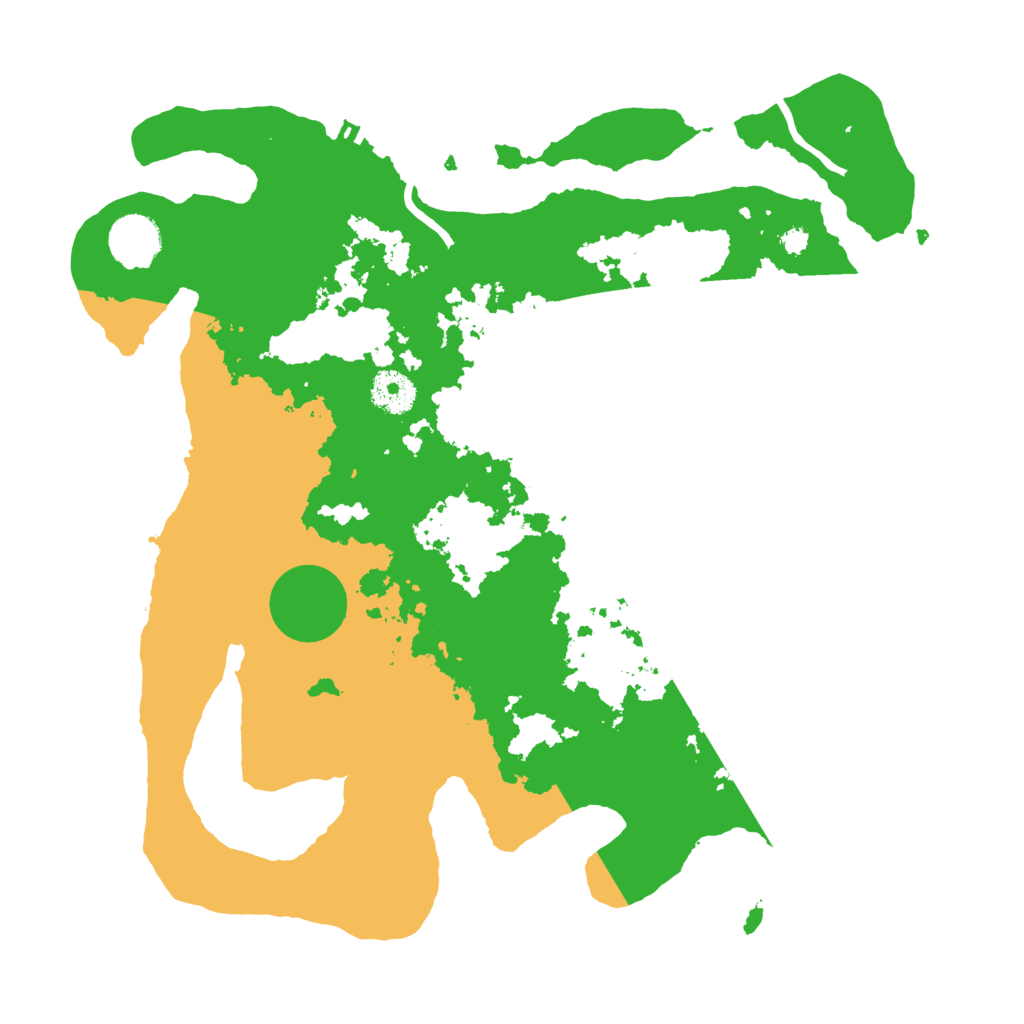 Biome Rust Map: Procedural Map, Size: 3500, Seed: 1274900923