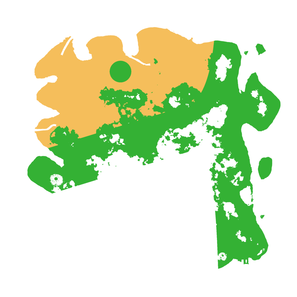 Biome Rust Map: Procedural Map, Size: 3636, Seed: 993459