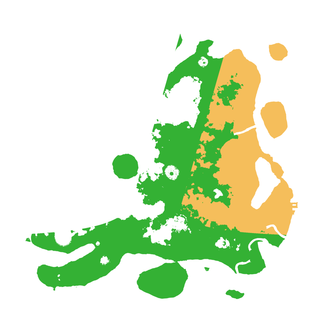 Biome Rust Map: Procedural Map, Size: 3450, Seed: 1100