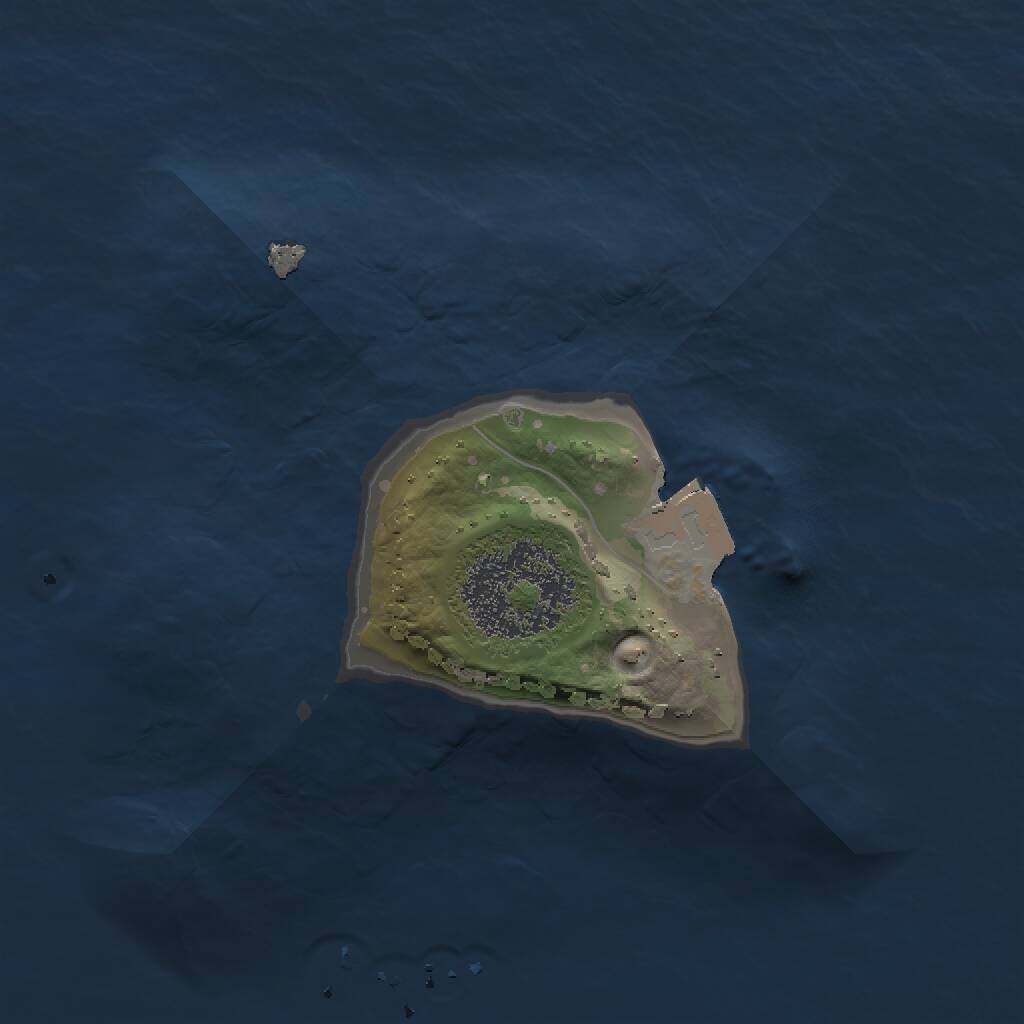 Rust Map: Procedural Map, Size: 1450, Seed: 9849835, 1 Monuments