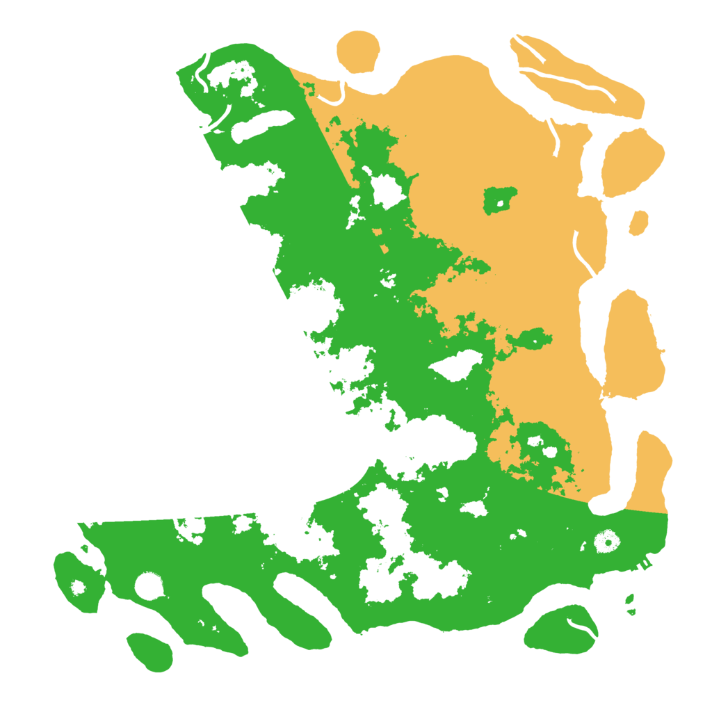 Biome Rust Map: Procedural Map, Size: 4500, Seed: 2134259949