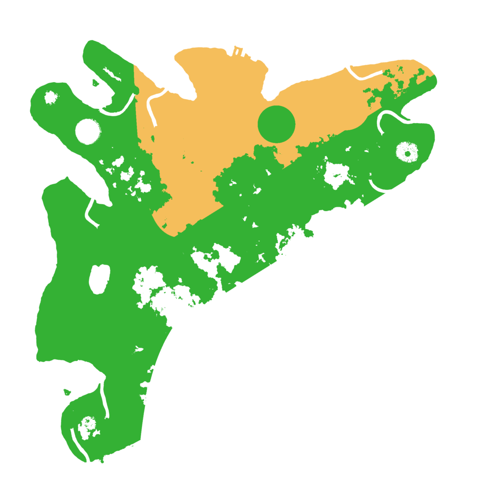 Biome Rust Map: Procedural Map, Size: 3500, Seed: 121835366