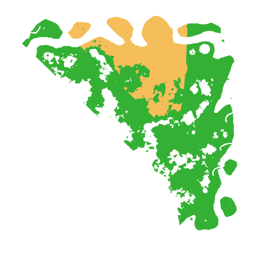 Biome Rust Map: Procedural Map, Size: 4500, Seed: 564178