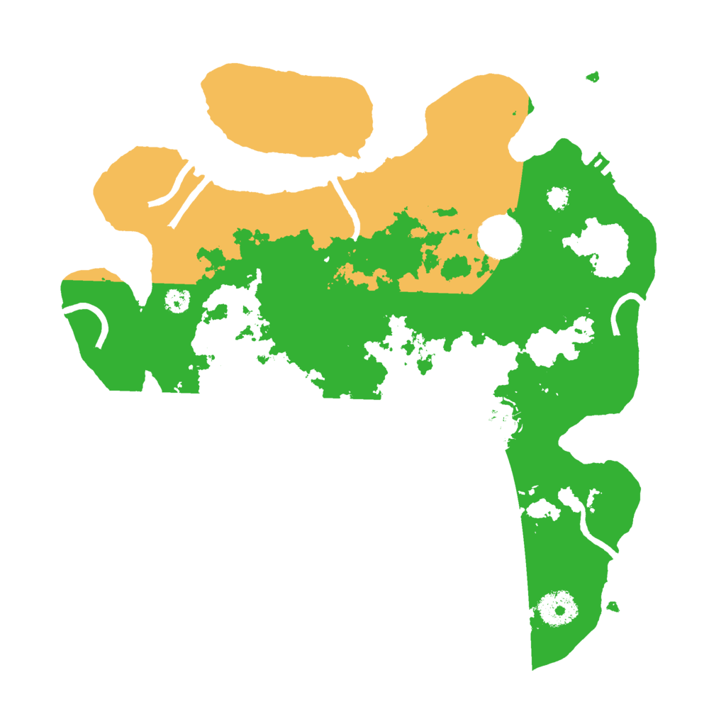 Biome Rust Map: Procedural Map, Size: 3000, Seed: 26145