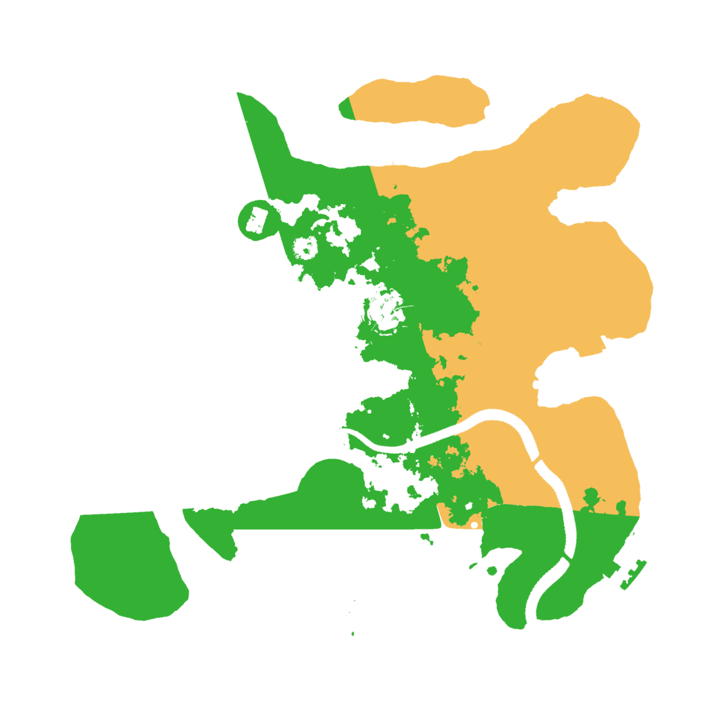 Biome Rust Map: Procedural Map, Size: 3000, Seed: 2135034859