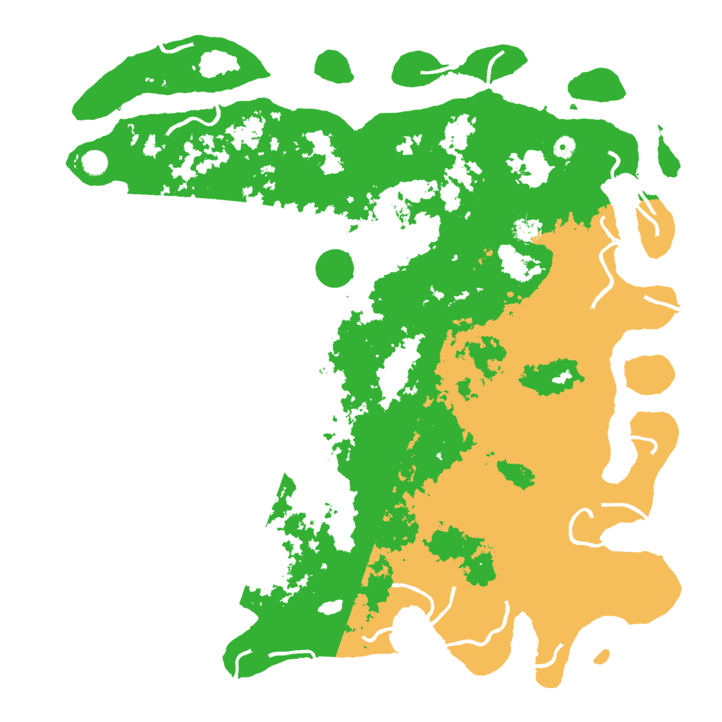 Biome Rust Map: Procedural Map, Size: 5000, Seed: 7549