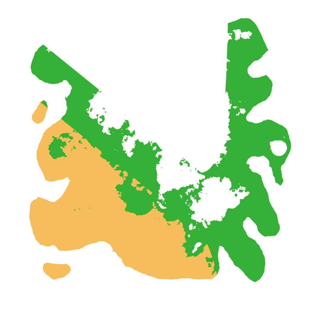 Biome Rust Map: Barren, Size: 3500, Seed: 1089356544