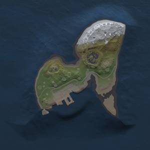 Thumbnail Rust Map: Procedural Map, Size: 1205, Seed: 1, 4 Monuments