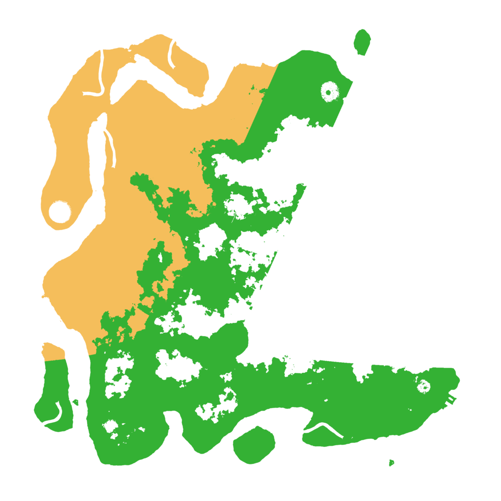 Biome Rust Map: Procedural Map, Size: 4000, Seed: 54515