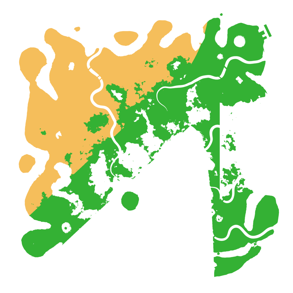 Biome Rust Map: Procedural Map, Size: 4500, Seed: 1935722992