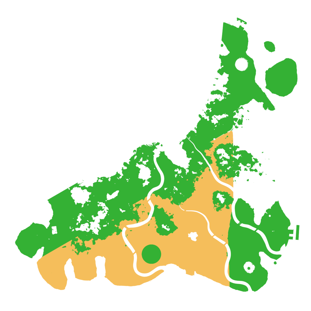 Biome Rust Map: Procedural Map, Size: 4250, Seed: 5186436