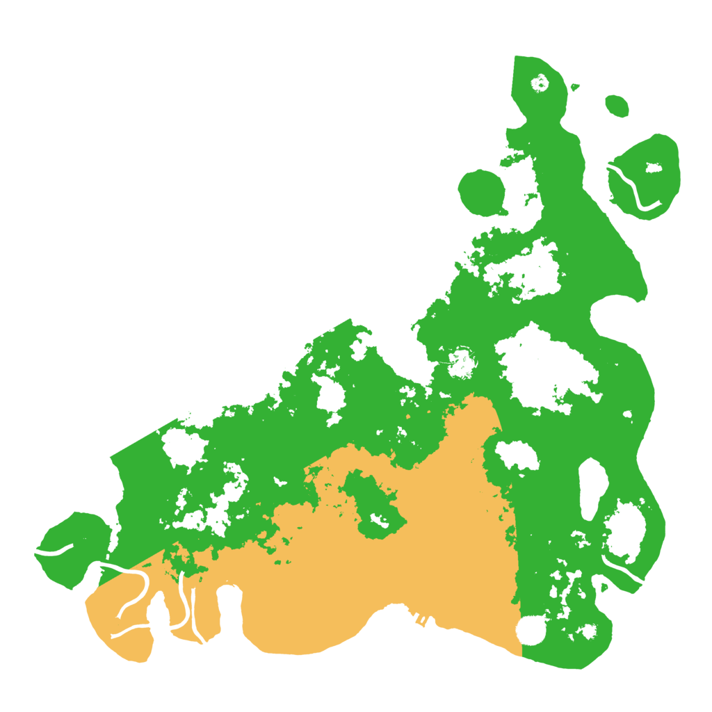 Biome Rust Map: Procedural Map, Size: 4250, Seed: 5186436