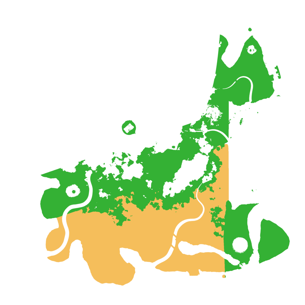 Biome Rust Map: Procedural Map, Size: 3500, Seed: 567200635