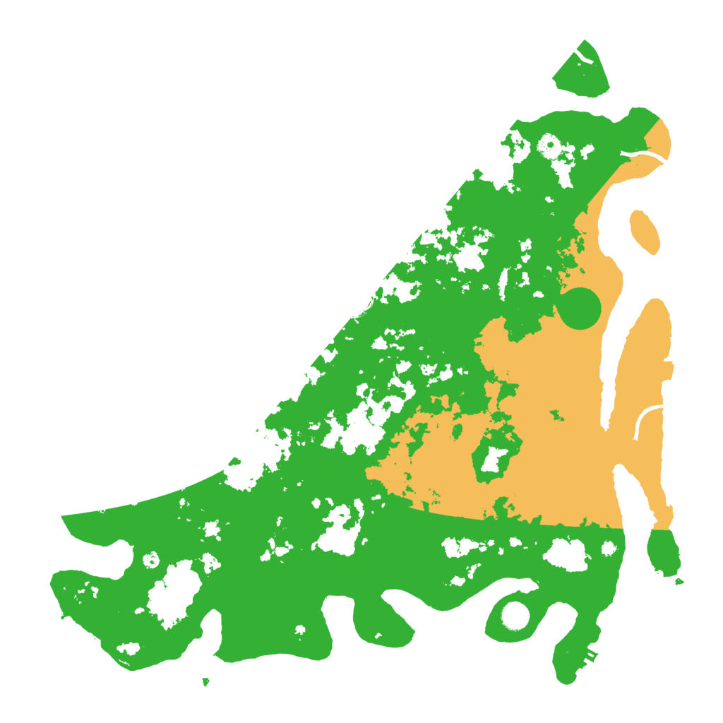 Biome Rust Map: Procedural Map, Size: 4500, Seed: 17