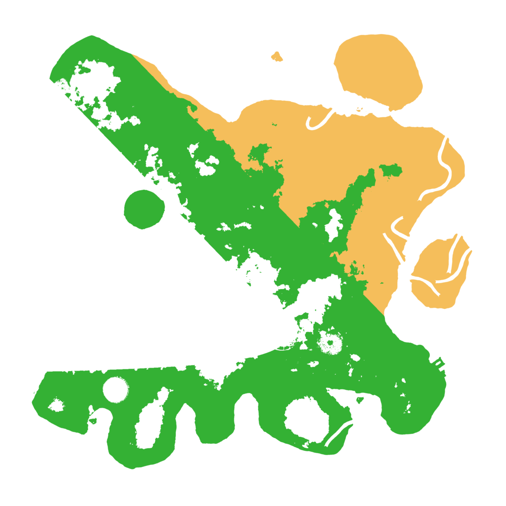 Biome Rust Map: Procedural Map, Size: 3500, Seed: 870329160