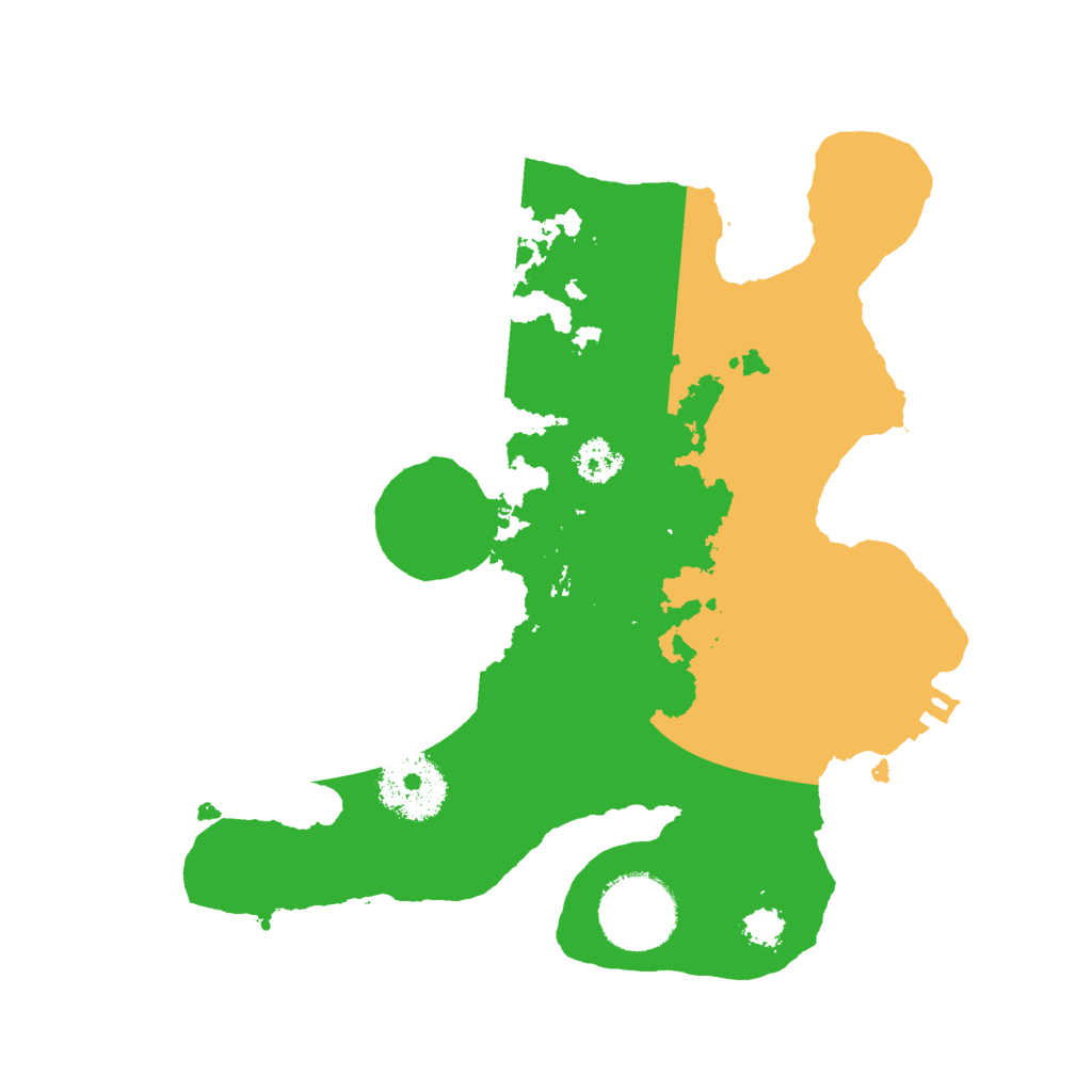 Biome Rust Map: Procedural Map, Size: 2500, Seed: 1119542778