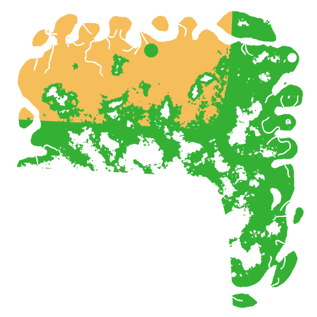 Biome Rust Map: Procedural Map, Size: 5999, Seed: 77777777