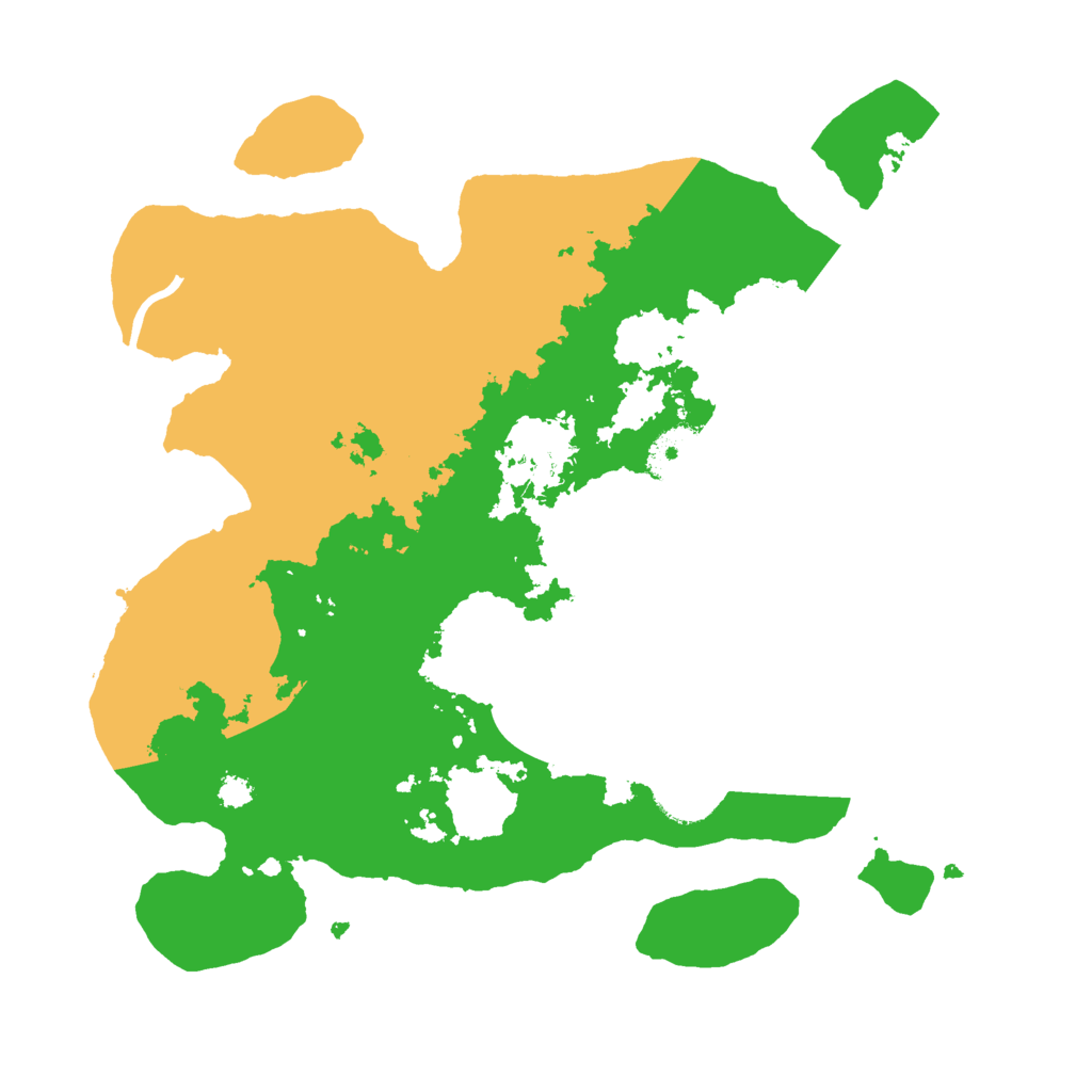 Biome Rust Map: Procedural Map, Size: 3000, Seed: 446371058