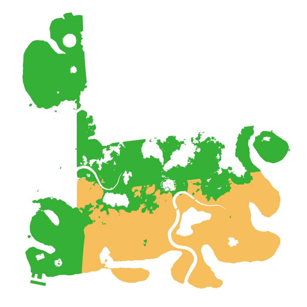 Biome Rust Map: Procedural Map, Size: 4000, Seed: 11789