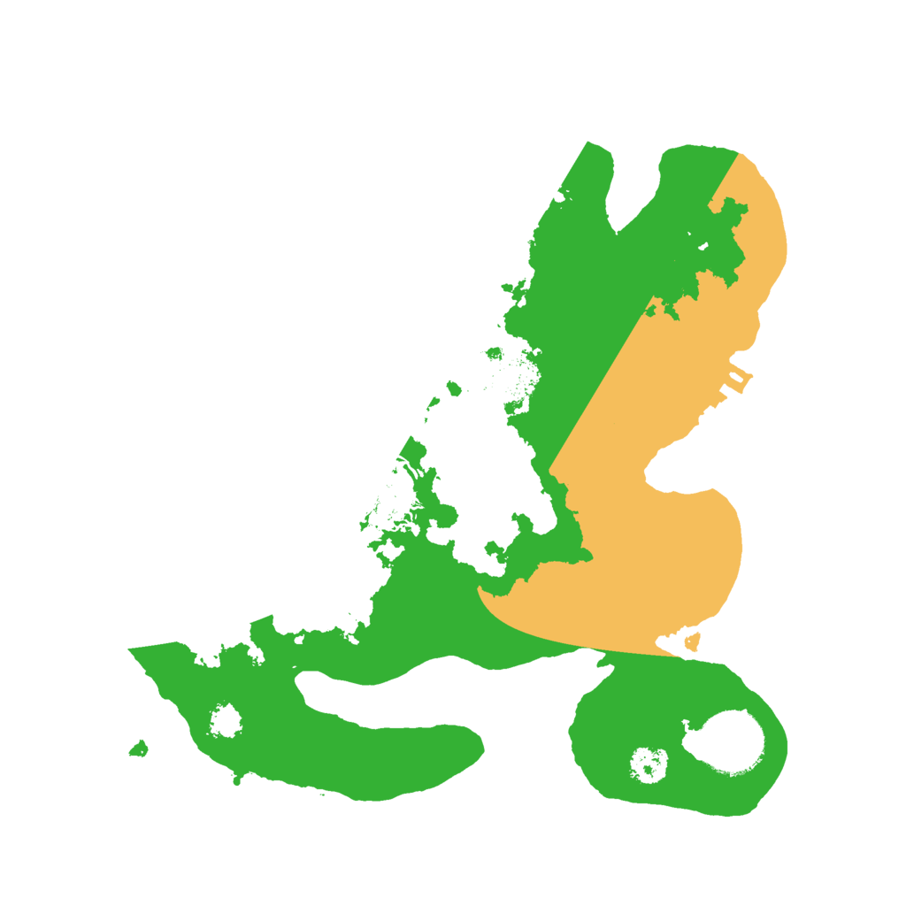 Biome Rust Map: Procedural Map, Size: 2500, Seed: 29265