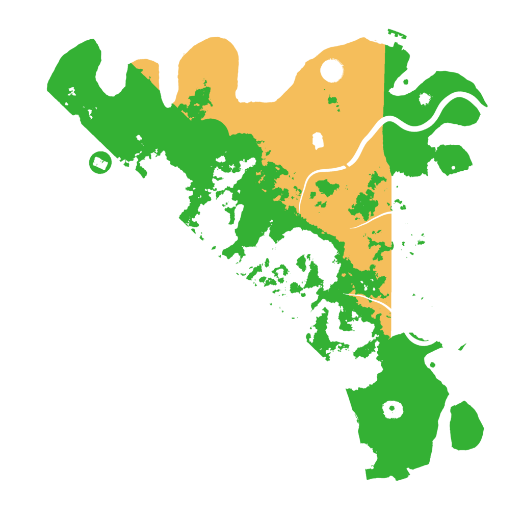 Biome Rust Map: Procedural Map, Size: 4000, Seed: 405435
