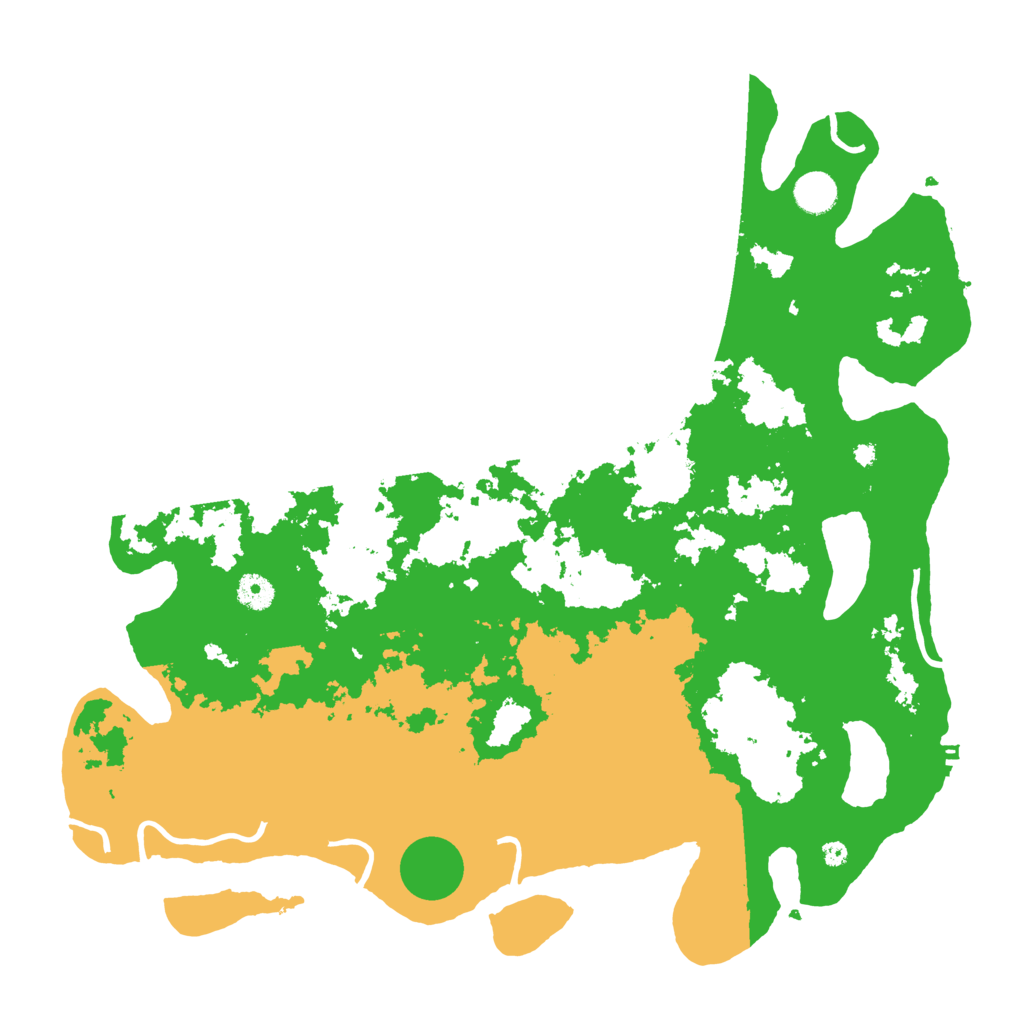 Biome Rust Map: Procedural Map, Size: 4250, Seed: 54890776