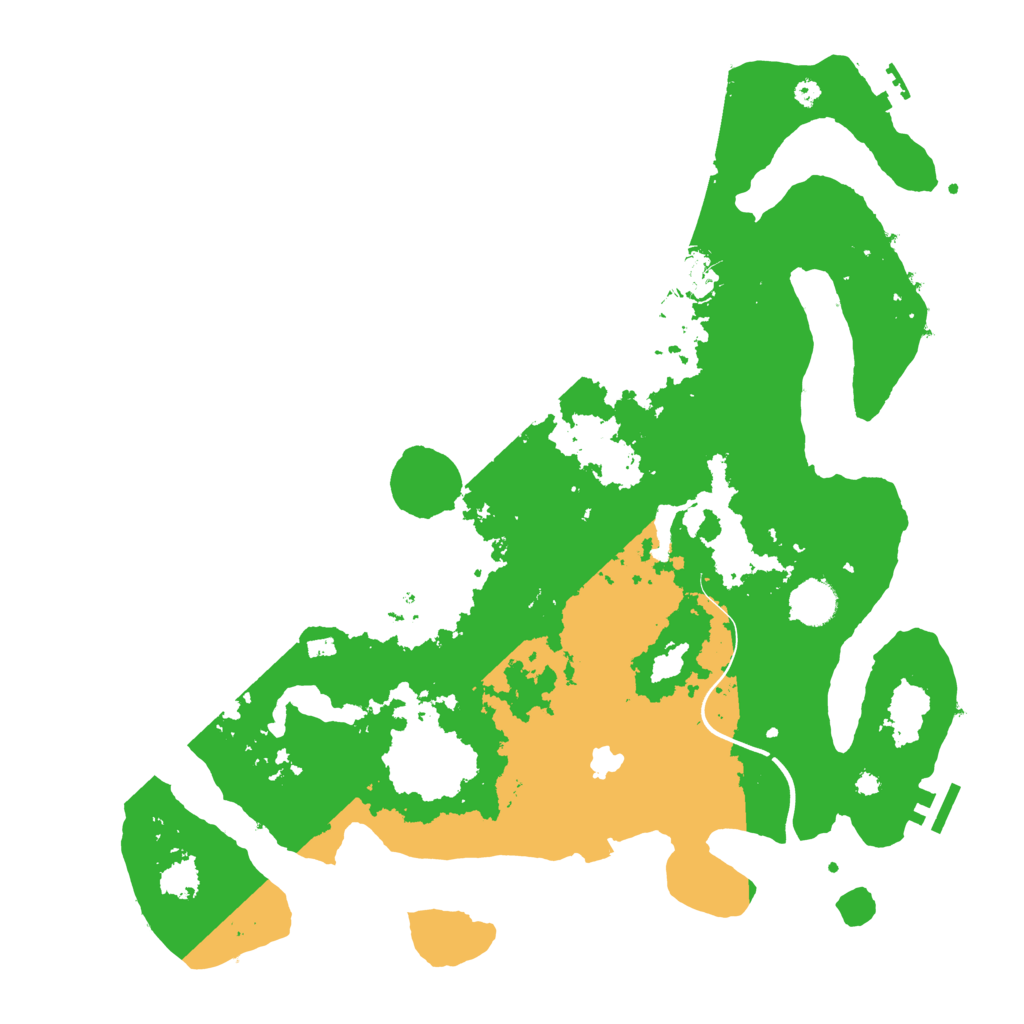 Biome Rust Map: Procedural Map, Size: 4000, Seed: 100912