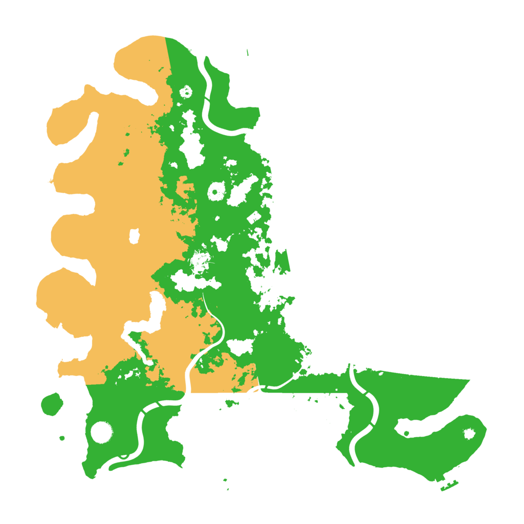Biome Rust Map: Procedural Map, Size: 4250, Seed: 214986120