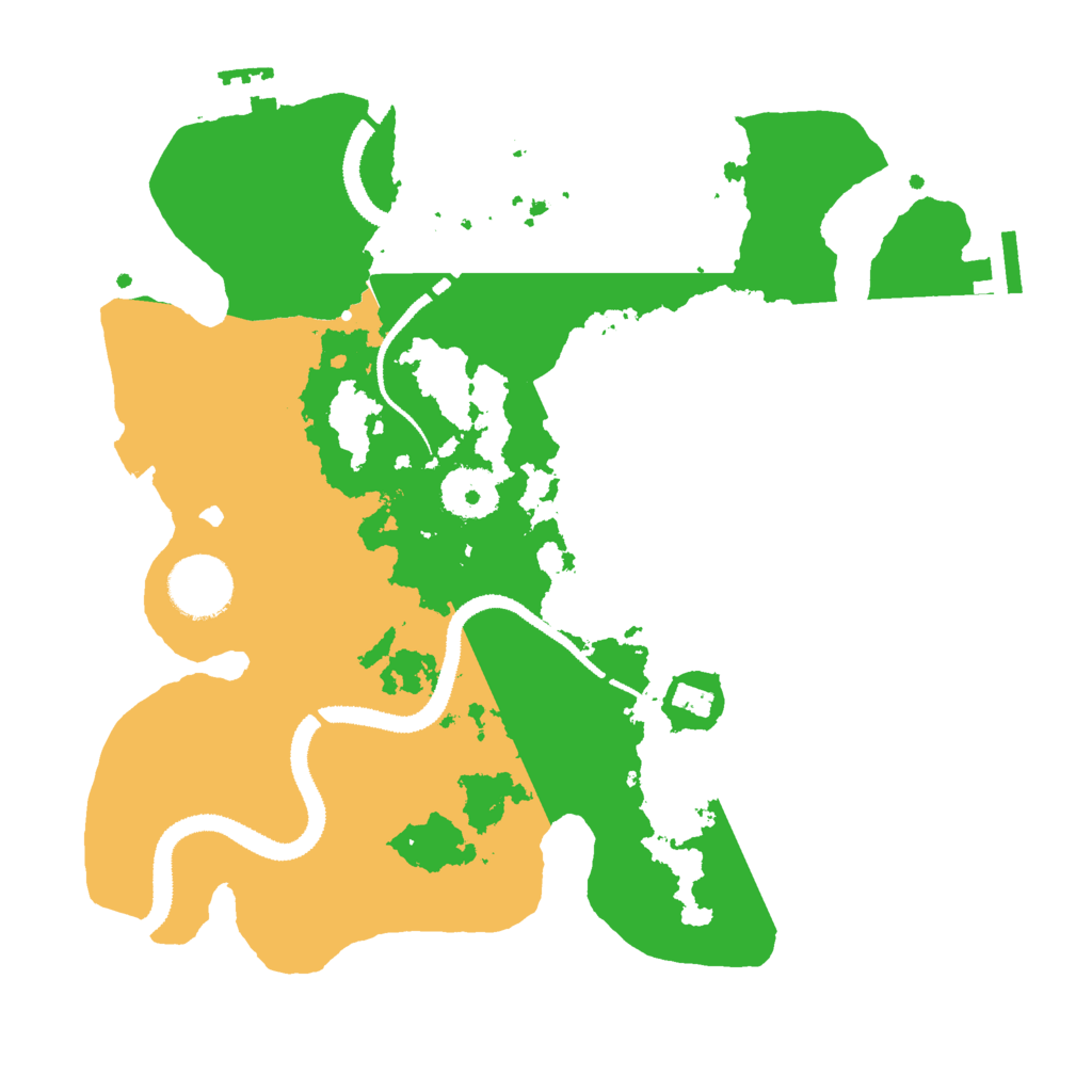 Biome Rust Map: Procedural Map, Size: 3000, Seed: 1015147104