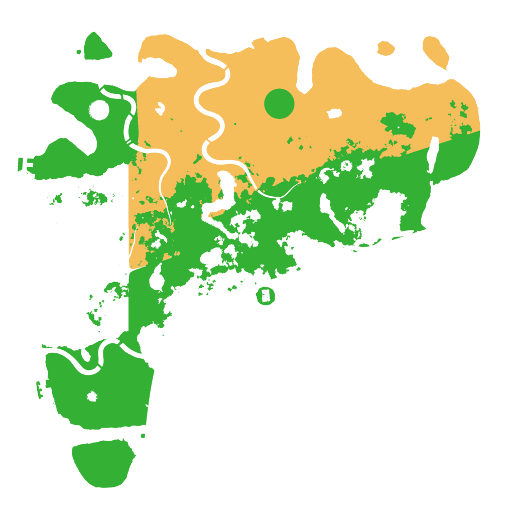 Biome Rust Map: Procedural Map, Size: 4500, Seed: 274453695