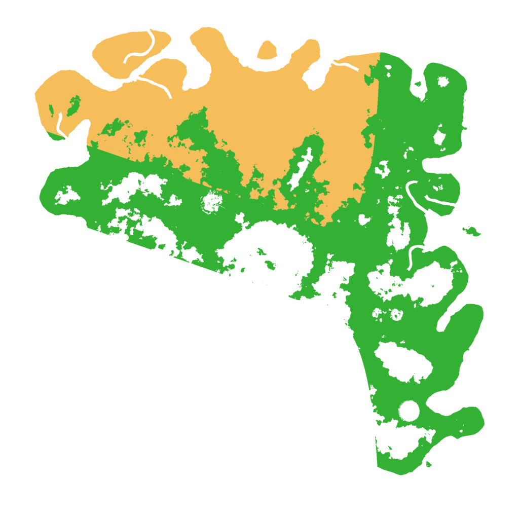 Biome Rust Map: Procedural Map, Size: 4400, Seed: 1242878002