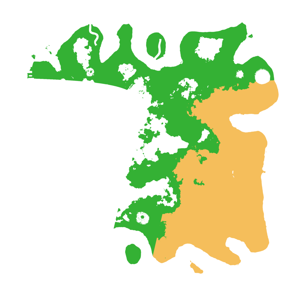Biome Rust Map: Procedural Map, Size: 3500, Seed: 12489579