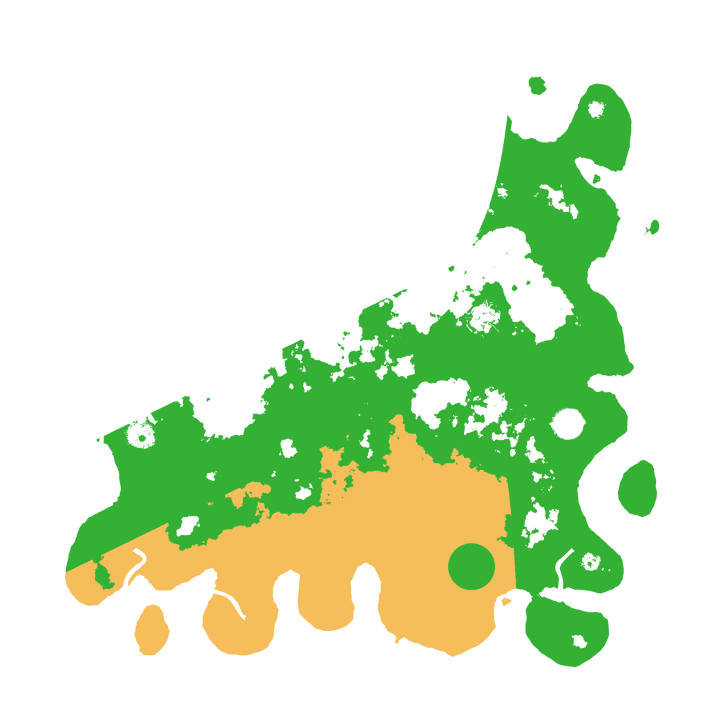 Biome Rust Map: Procedural Map, Size: 4000, Seed: 24242424