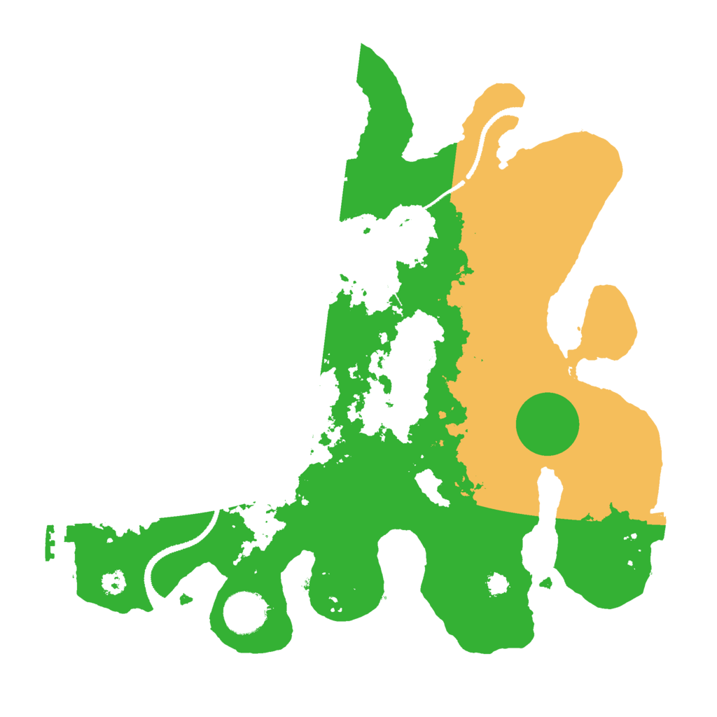 Biome Rust Map: Procedural Map, Size: 3000, Seed: 15398