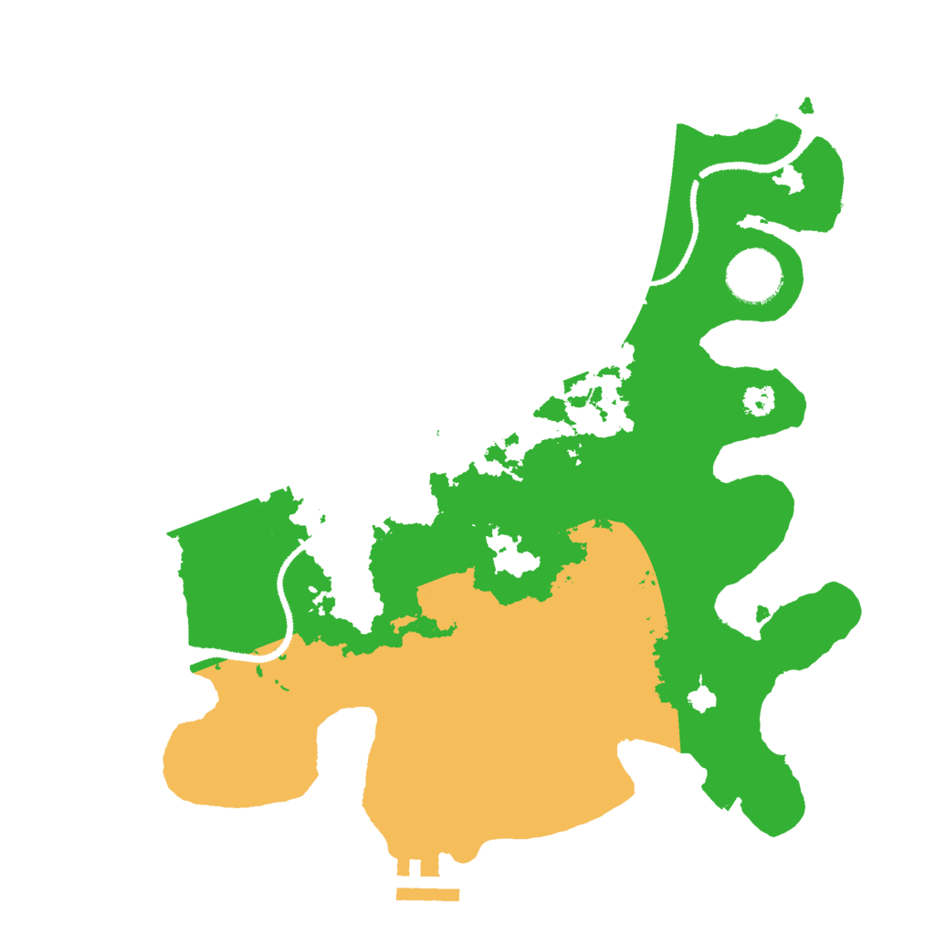 Biome Rust Map: Procedural Map, Size: 3000, Seed: 26695